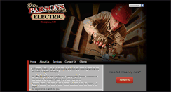 Desktop Screenshot of parsonselectricnh.com